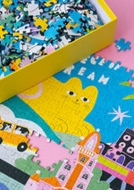 Charger l&#39;image dans la galerie, LE GROS CHAT JAUNE Casse-tête de Holiyay
