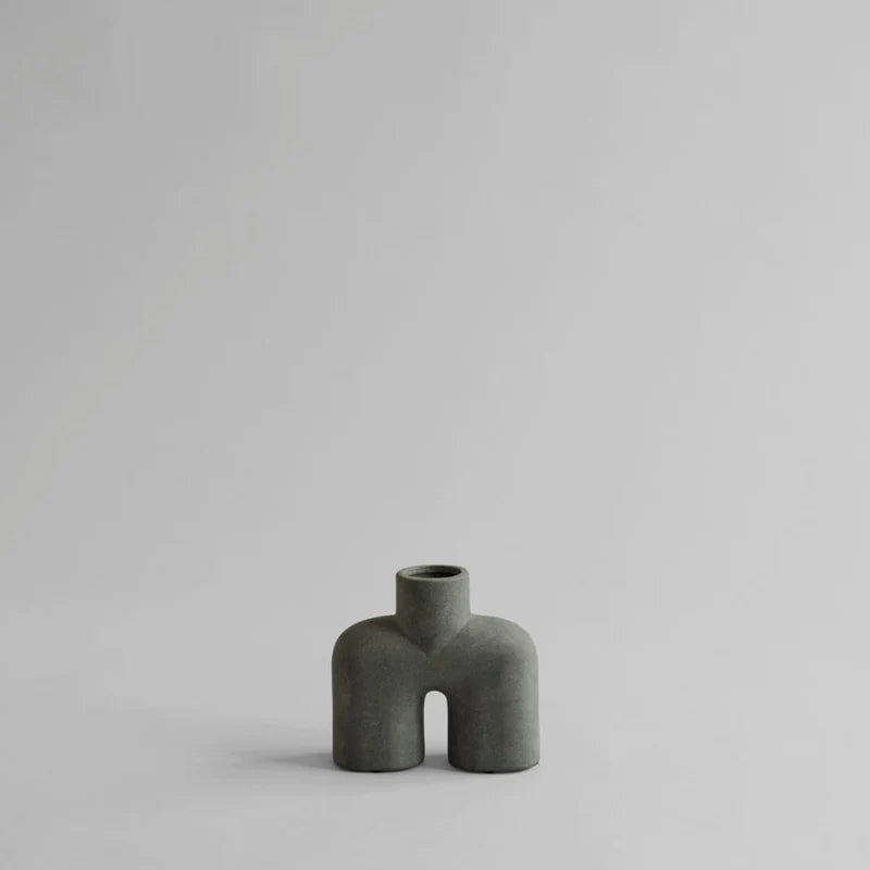 Vase décoratif Uno Mini | Gris Foncé