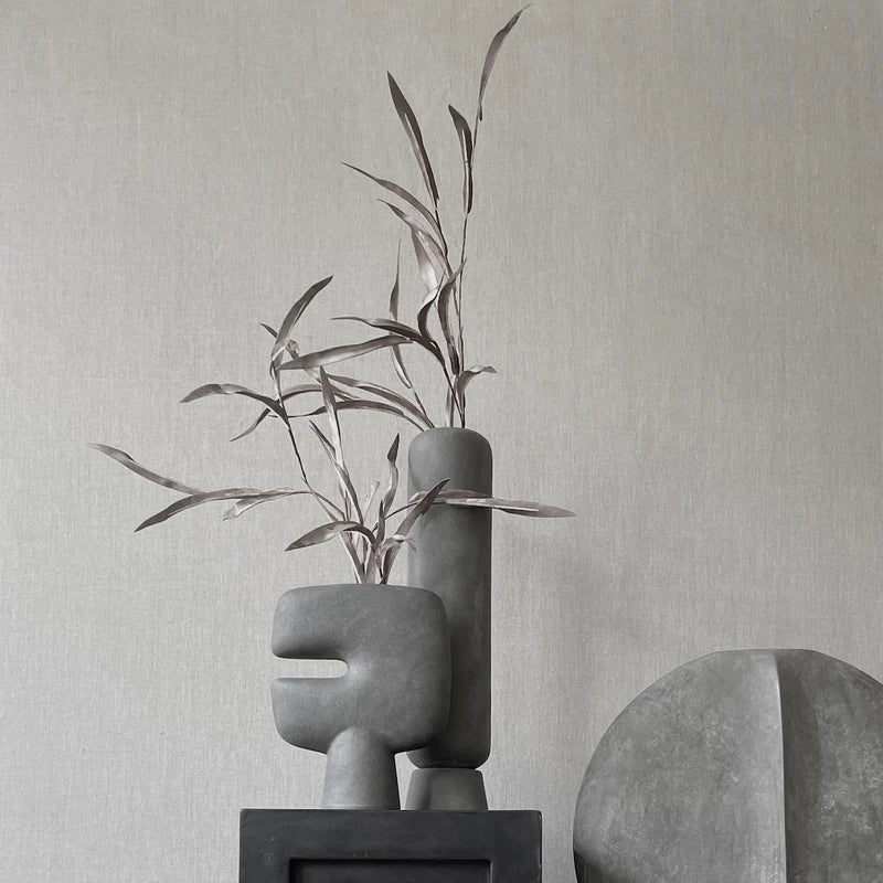 Vase décoratif Tribal Mini | Gris Foncé