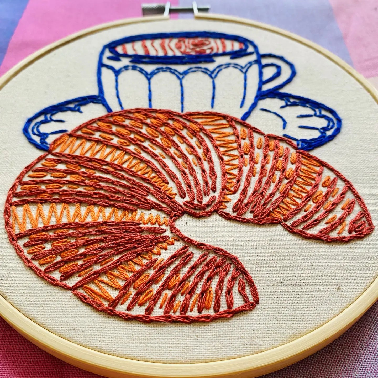 Ensemble de broderie CROISSANT