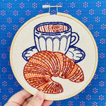 Charger l&#39;image dans la galerie, Ensemble de broderie CROISSANT
