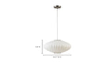 Charger l&#39;image dans la galerie, Luminaire suspension LYS (argent)
