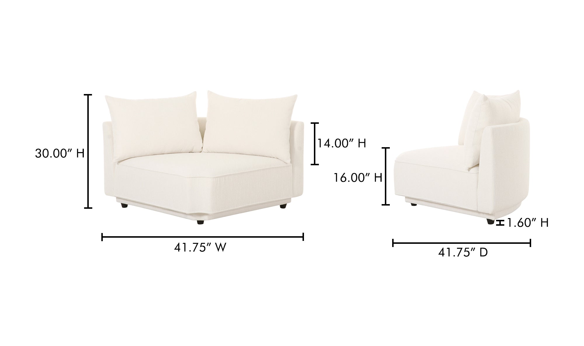 Fauteuil de coin ROSELLO