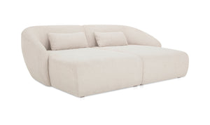 Sofa modulaire AMELIA double méridiennes