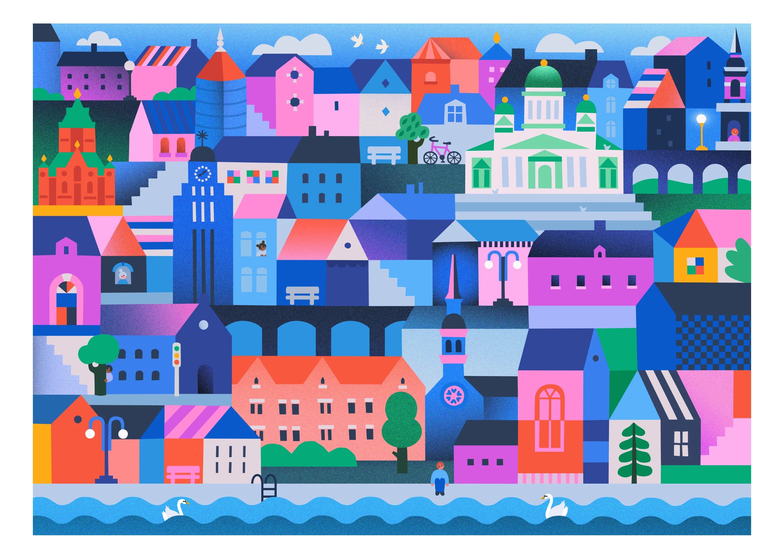 CRÉPUSCULE À COPENHAGUE Casse-tête de Holiyay