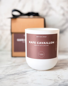 Bougie KAFÉ CAVAILLON | effluves de café au petit matin | Édition spéciale 10 onces