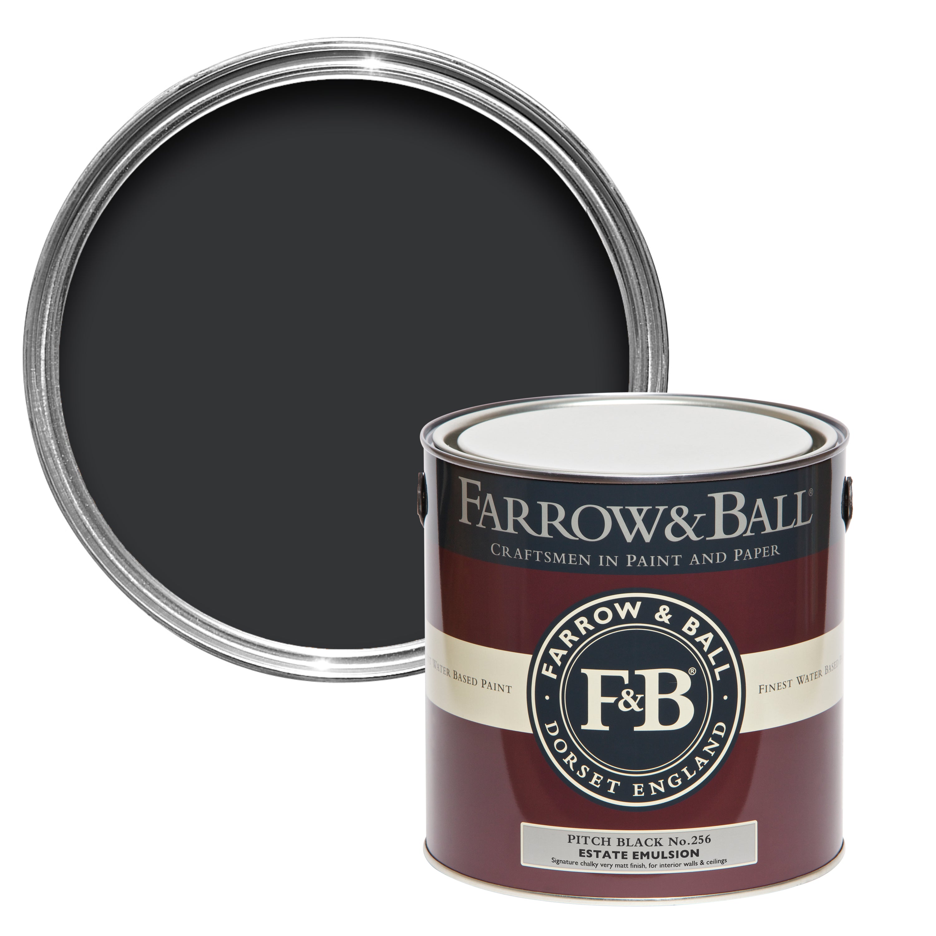Pitch Black No. 256 | Farrow & Ball